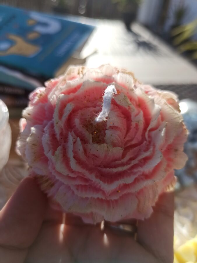 Vela forma rosa - Imagen 8