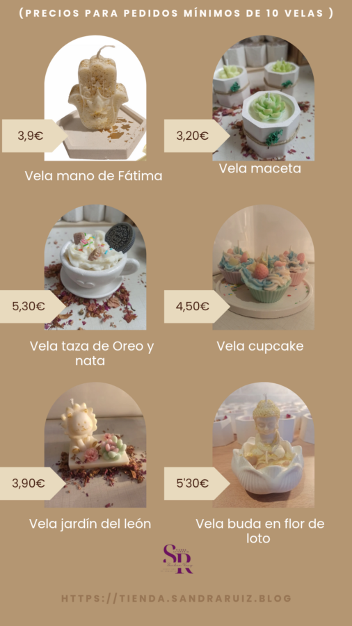 Pack muestra de velas (para eventos) - Imagen 5