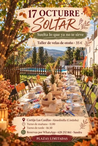 SOLTAR · Taller de velas de otoño